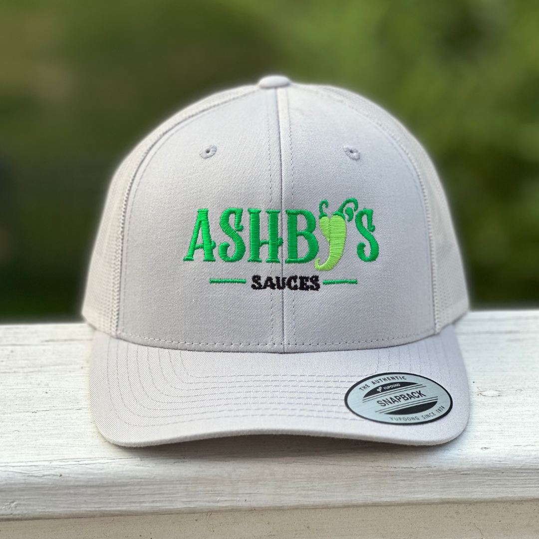 Ashby's Sauces - Grey Hat w/Green Logo